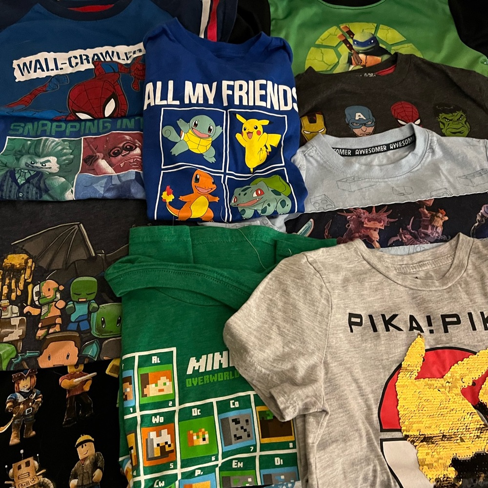 Boys small shirts (6-7)